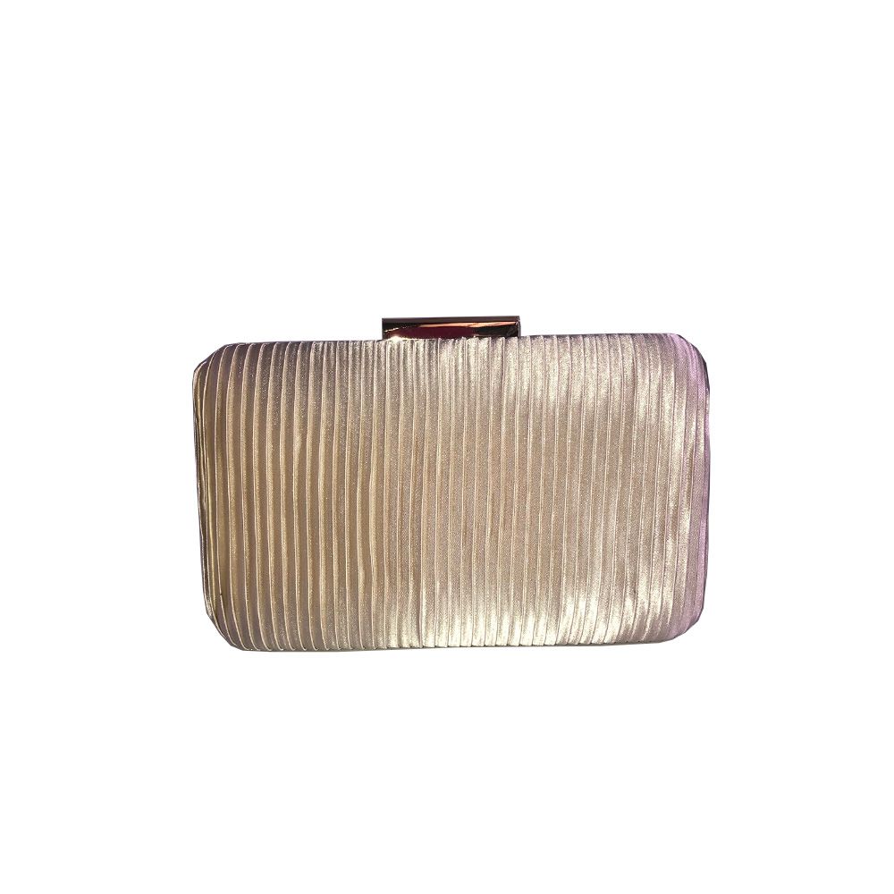Blush roze Avond clutch met een ribfluweel look