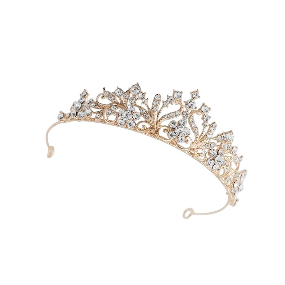 Sprankelende tiara voor de bloemenmeisjes