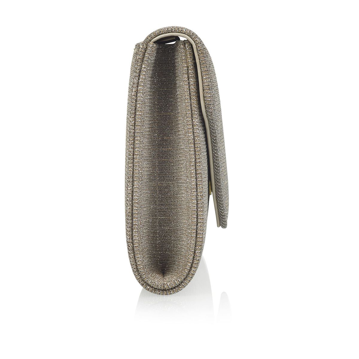 Enveloptasje in metallic goudkleur, zijkant