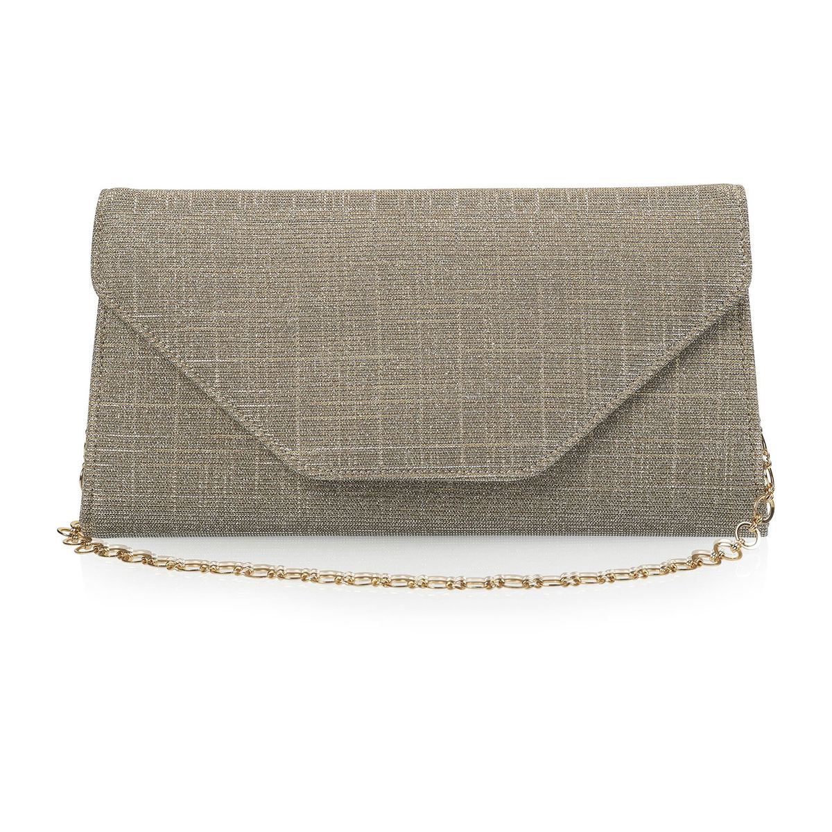 Enveloptasje in metallic goudkleur