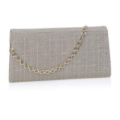Enveloptasje in metallic goudkleur, achterzijde
