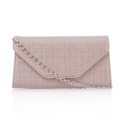 Enveloptasje in metallic rose-goudkleur