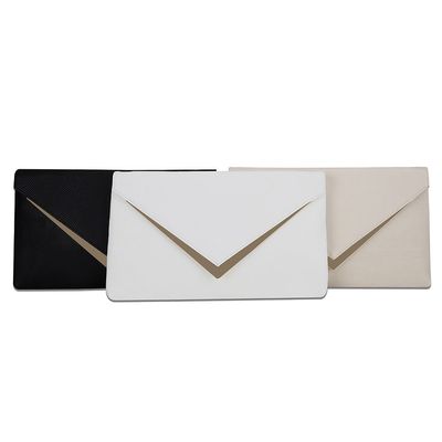 Grote enveloppe avondtas met gouden details