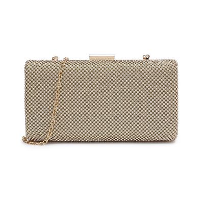 Achterkant van de Glamour clutch, klep is volledig bedekt met kristallen
