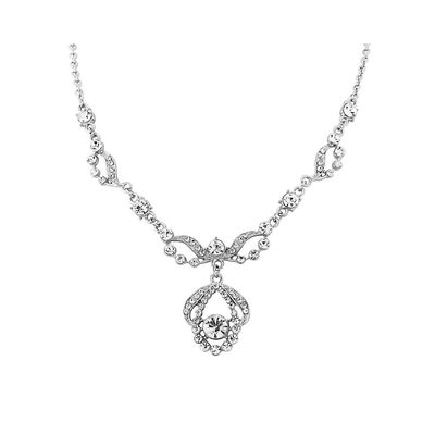 Vintage style bruidsketting met zirkonia kristallen