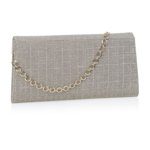 Enveloptasje in metallic goudkleur, achterzijde