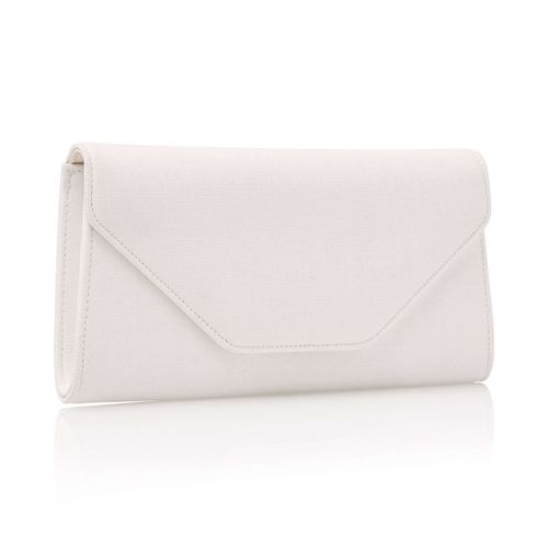 Enveloptasje in metallic off-white