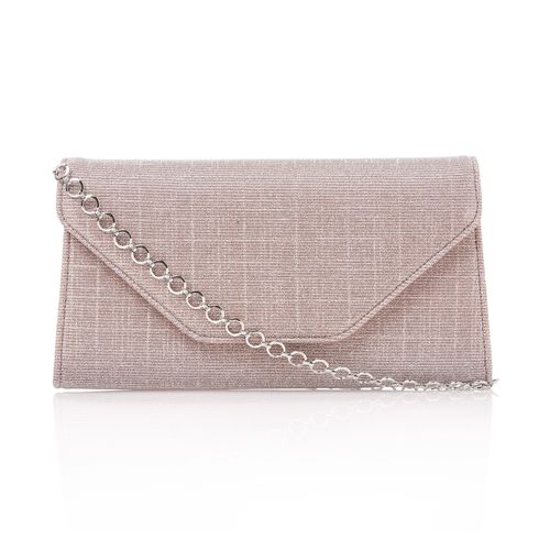 Enveloptasje in metallic rose-goudkleur