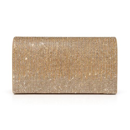 Goudkleurige Glitter enveloptas bedekt met schitterende steentjes