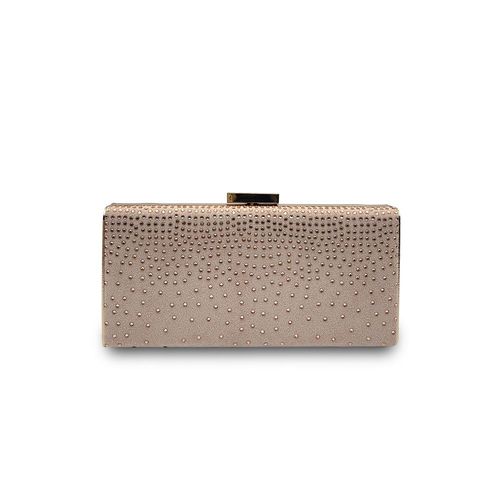 Nude Glamour enveloptas versierd met ronde bolletjes, in een tijdloos ontwerp