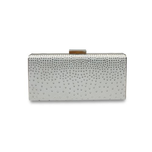 Wit Glamour enveloptas versierd met ronde bolletjes, in een tijdloos ontwerp