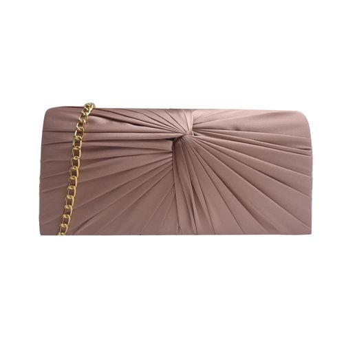 Roze Envelop avondtas met twist sluitklep