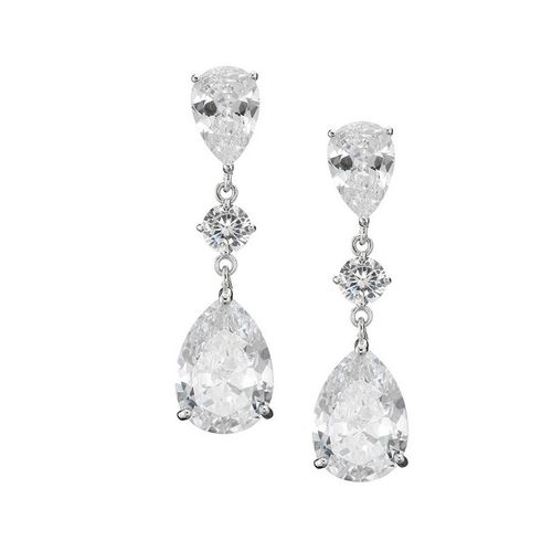 Fonkelende cubic zirkonia oorbellen