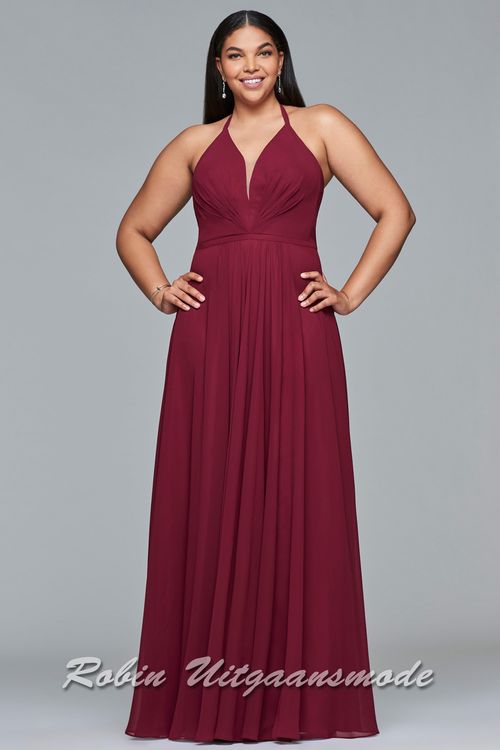 Moderne plus size galajurken in soepel vallende stoffen