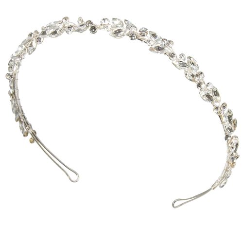 Chique hoofdband met heldere kristallen
