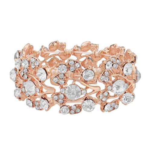 Grote statement armband met stras kristallen