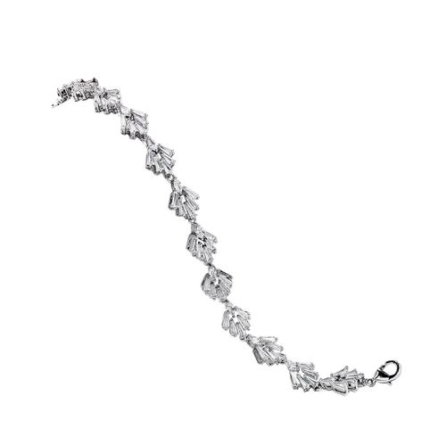 Gatsby style armband met zirkonia kristallen