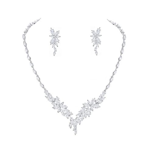 Glamour sieraden set met sprankelende kristallen