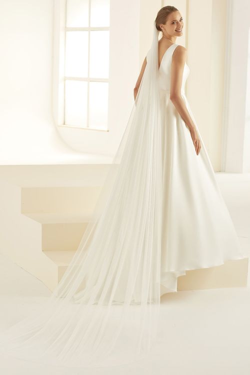 Sluier van glitter tule, lengte 220cm, de soft tule is rijkelijk voorzien van kleine glitters
